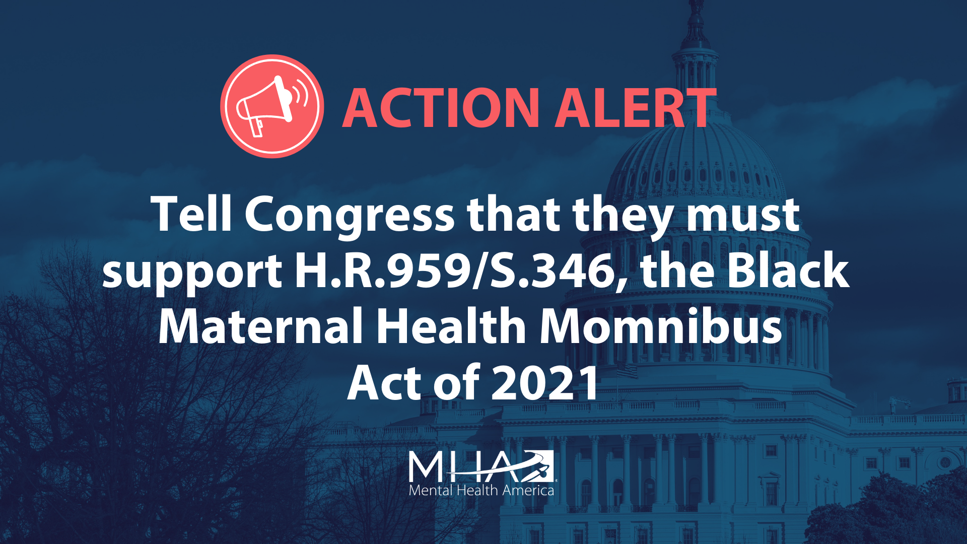 Congress Must Support H.R.959/S.346, the Black Maternal Health Momnibus