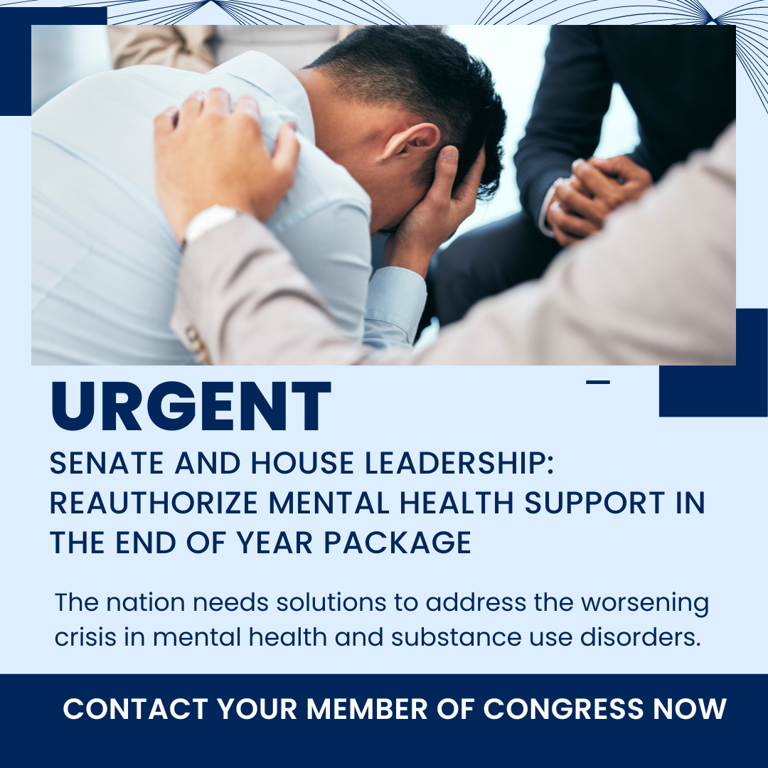 Tell Congress to Pass Mental Health Legislation and Prioritize Mental